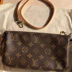 Louis Vuitton Monogram Brown Wristlet